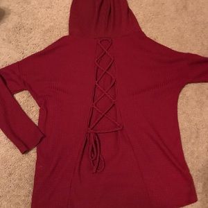 Maroon sweater